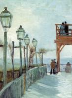 Gogh, Vincent van - Belvedere Overlooking Montmartre